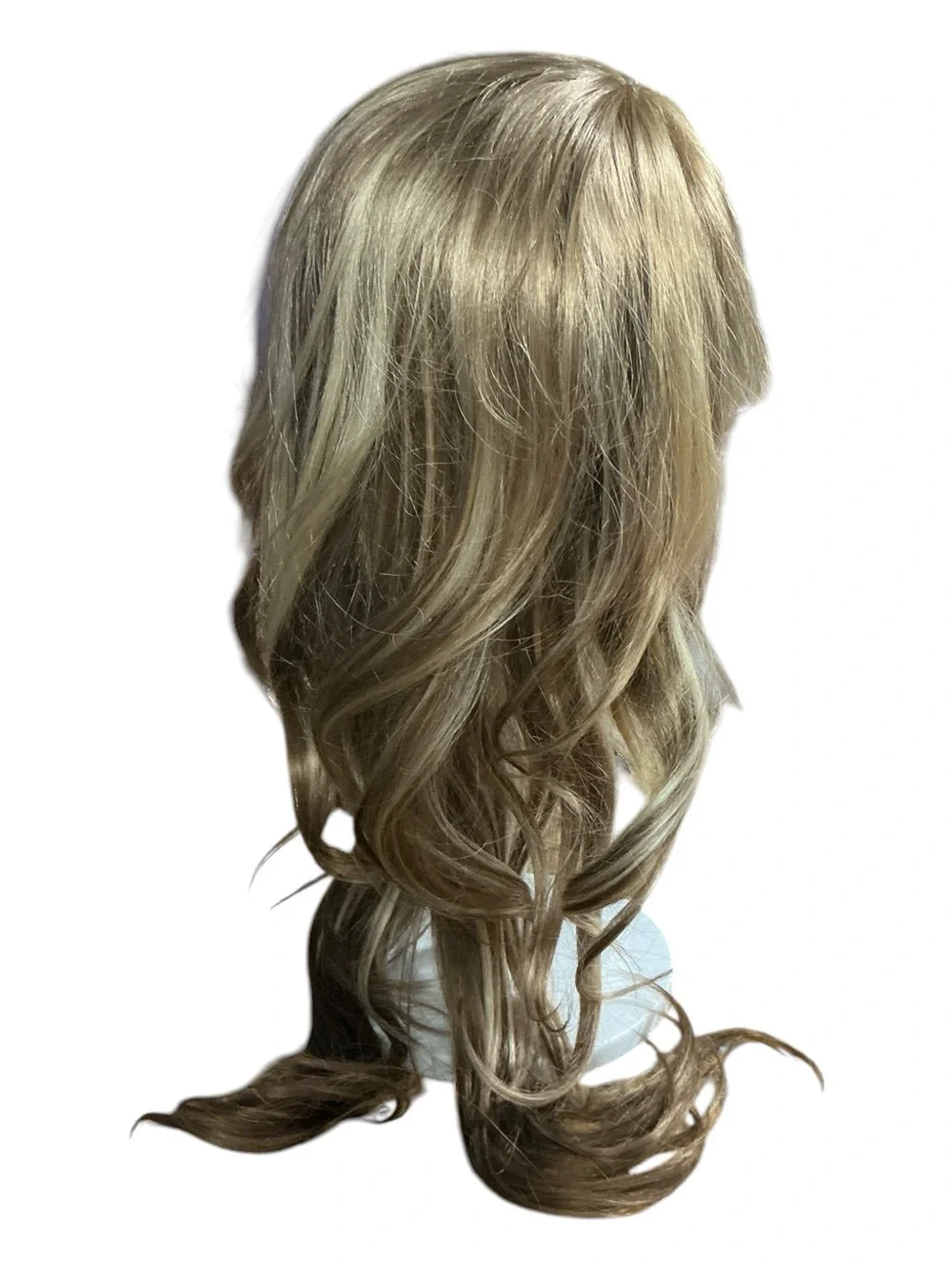 CSC Kristina. Blonde Long Wavy Wig with Bangs - Women Hair